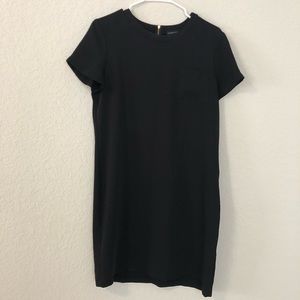Black shift dress